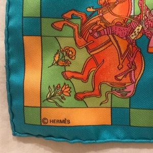 Hermès Silk pocket square/scarf